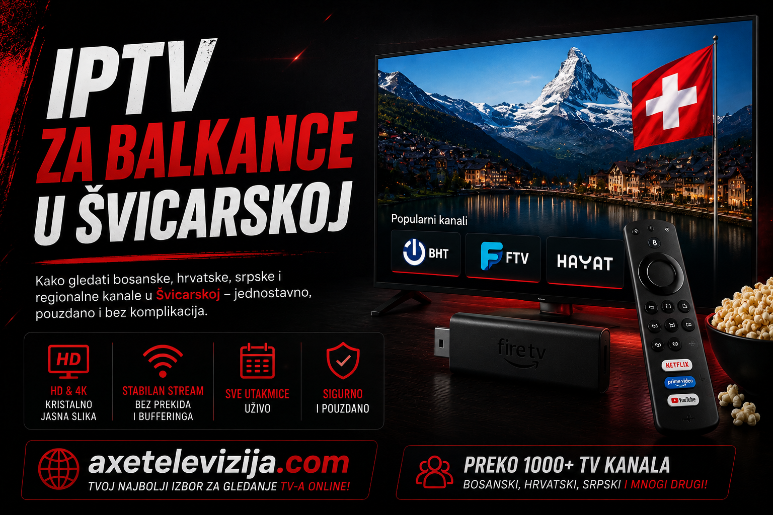 IPTV za Balkance u Švicarskoj