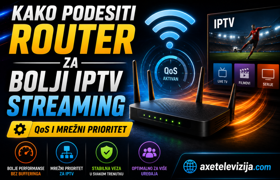 Kako Podesiti Router za Bolji IPTV Streaming – QoS i Mrežni