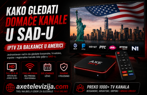 Kako gledati domaće kanale u SAD-u