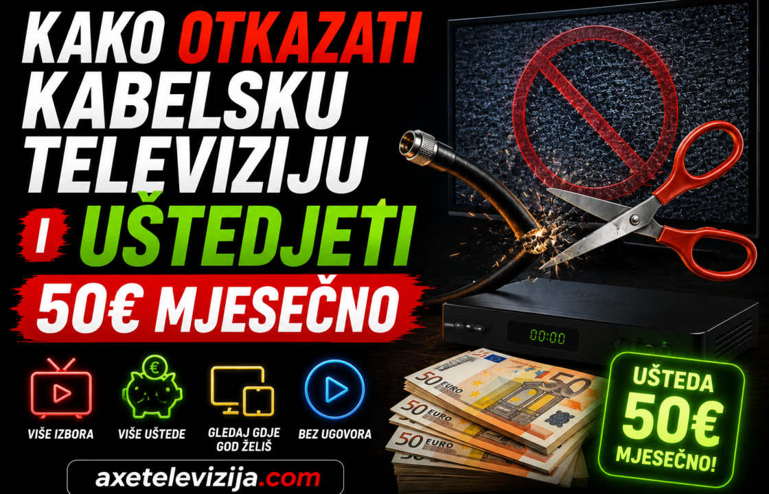 Kako Otkazati Kabelsku Televiziju i Uštediti 50€ Mjesečno