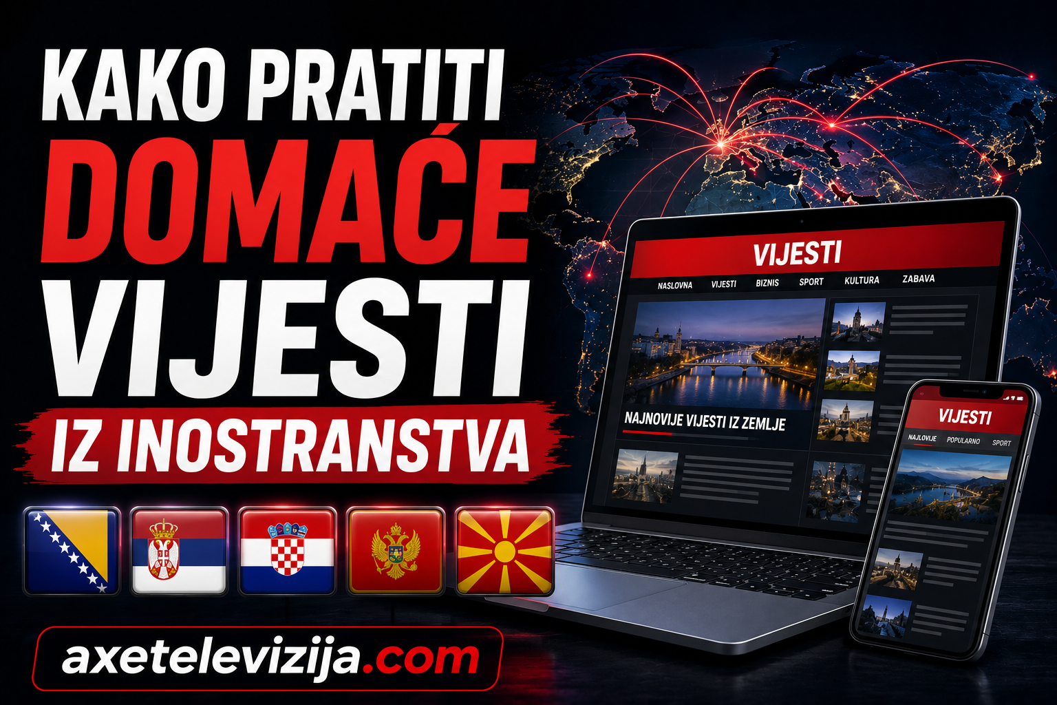Kako pratiti domaće vijesti iz inostranstva
